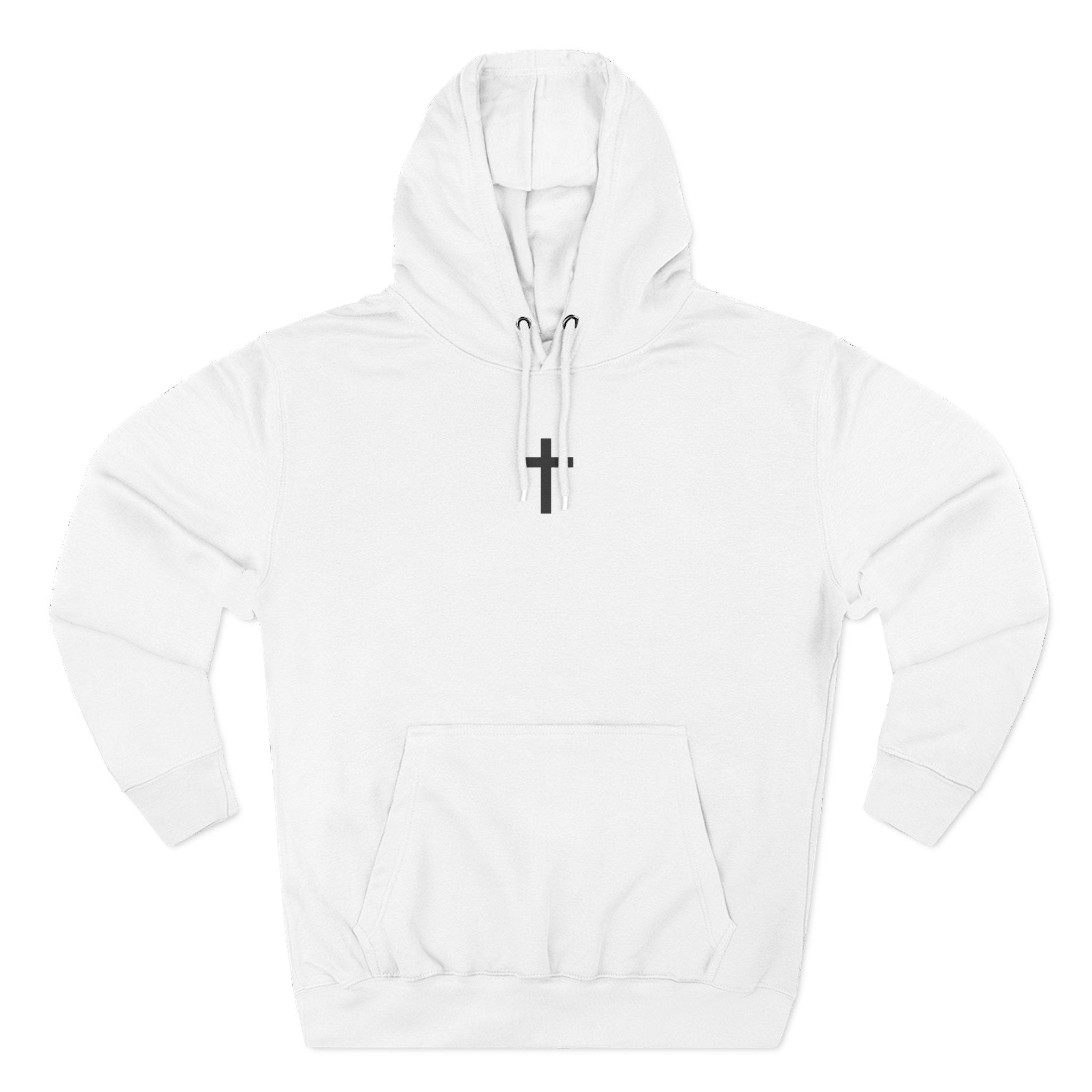 Blessed and Bold Hoodie — Christian Cross Fleece Pullover