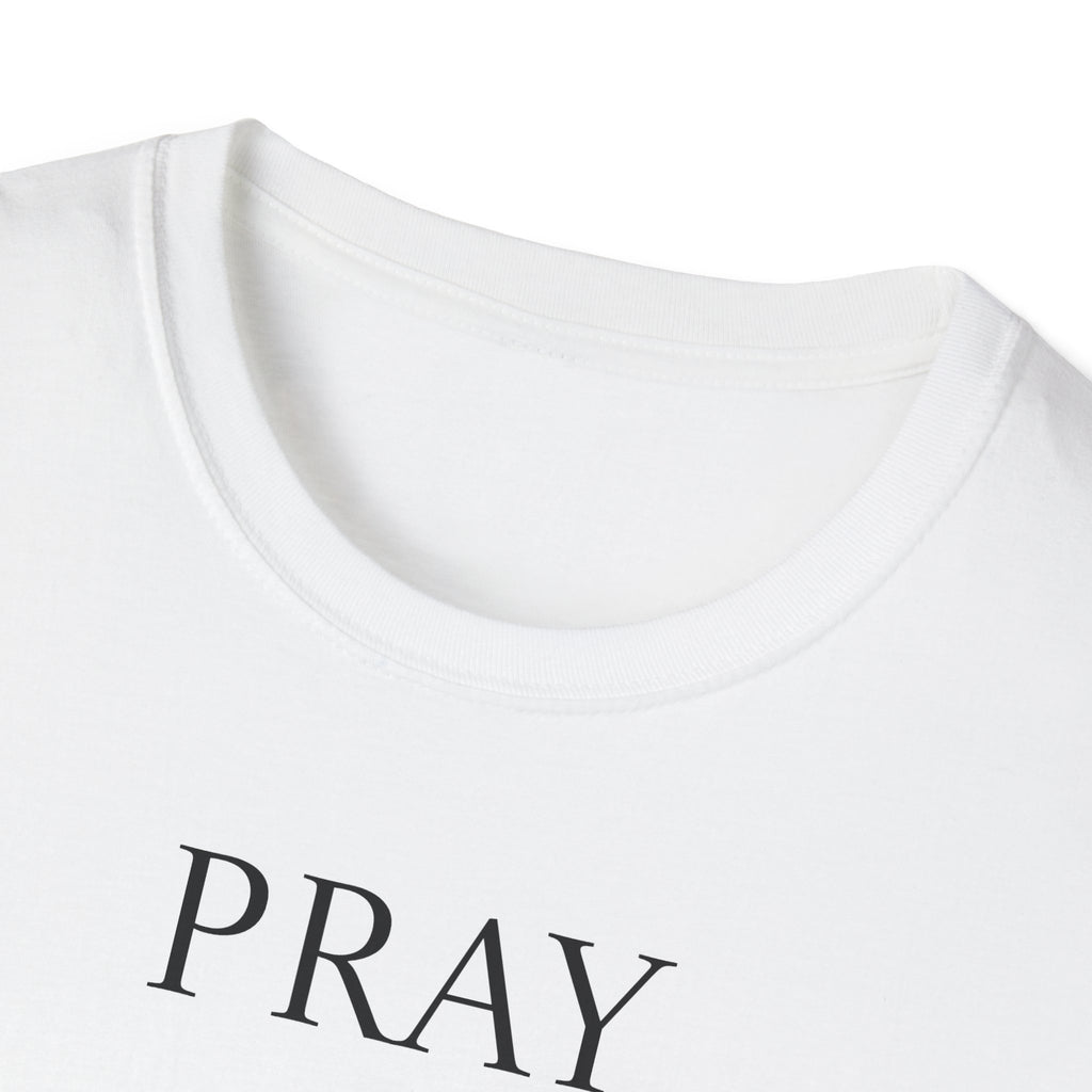 PRAY Minimalist Tee — Simple Christian Prayer Shirt