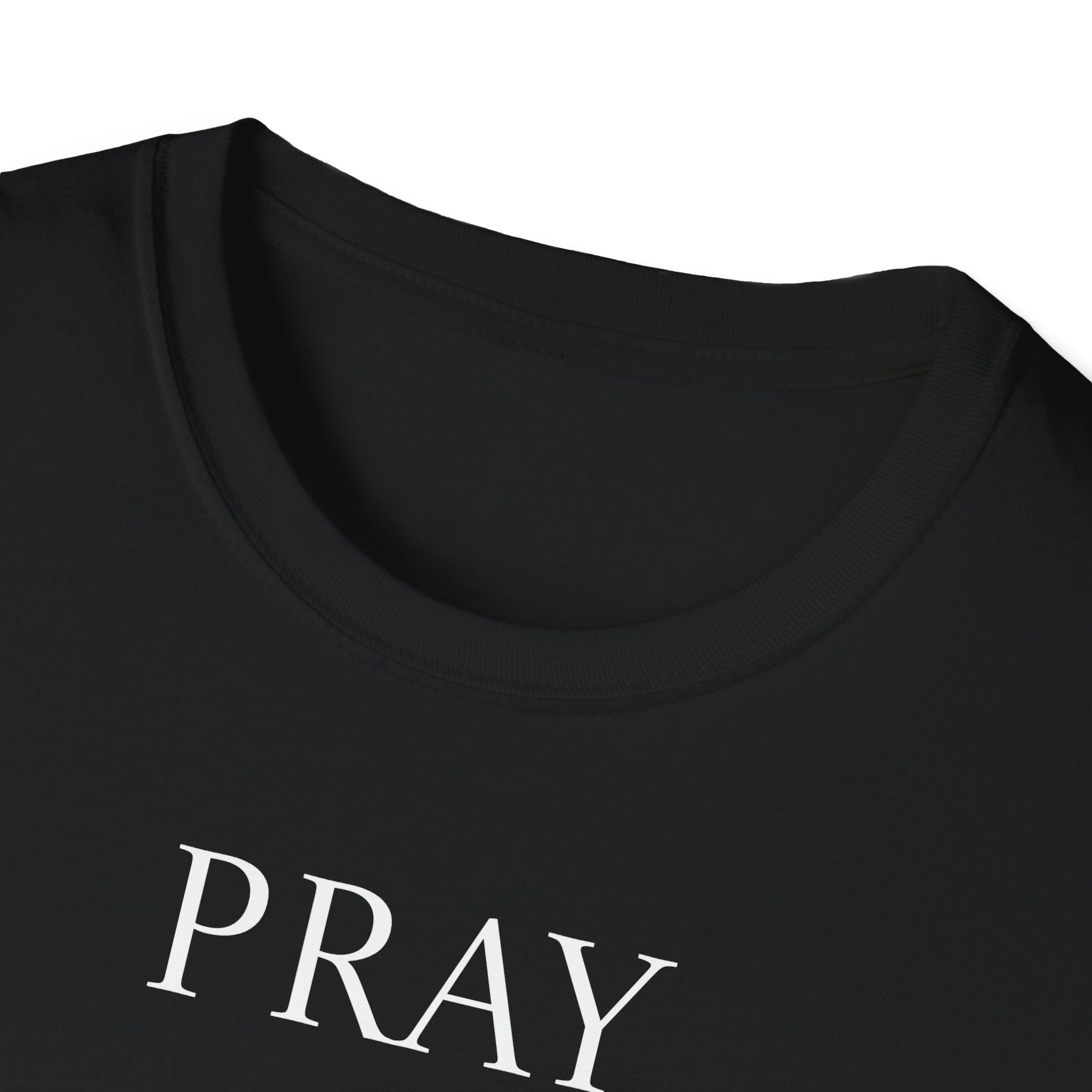 PRAY Minimalist Tee — Simple Christian Prayer Shirt