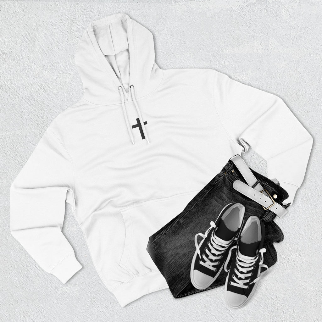 Blessed and Bold Hoodie — Christian Cross Fleece Pullover