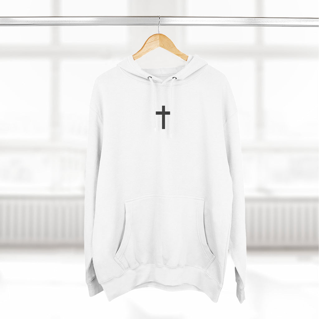 Blessed and Bold Hoodie — Christian Cross Fleece Pullover