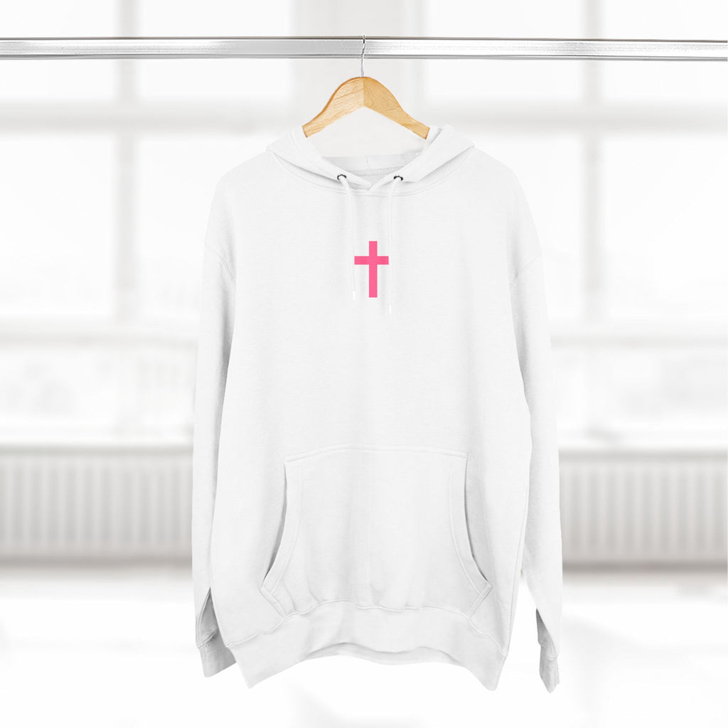 Blessed and Bold Hoodie — Christian Cross Fleece Pullover