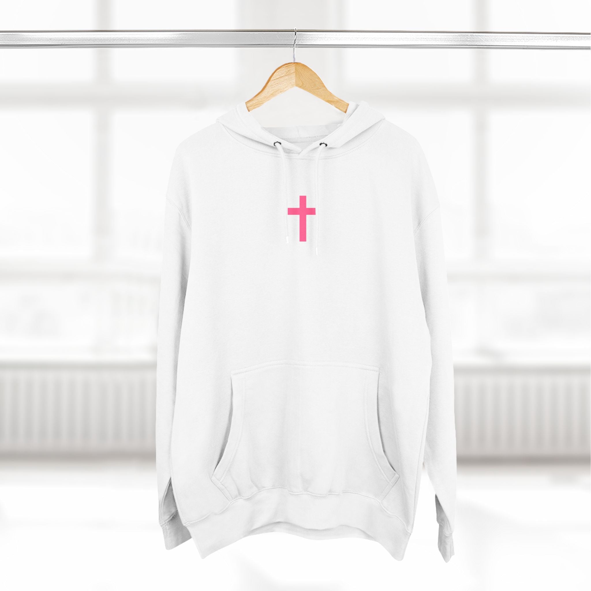 Blessed and Bold Hoodie — Christian Cross Fleece Pullover