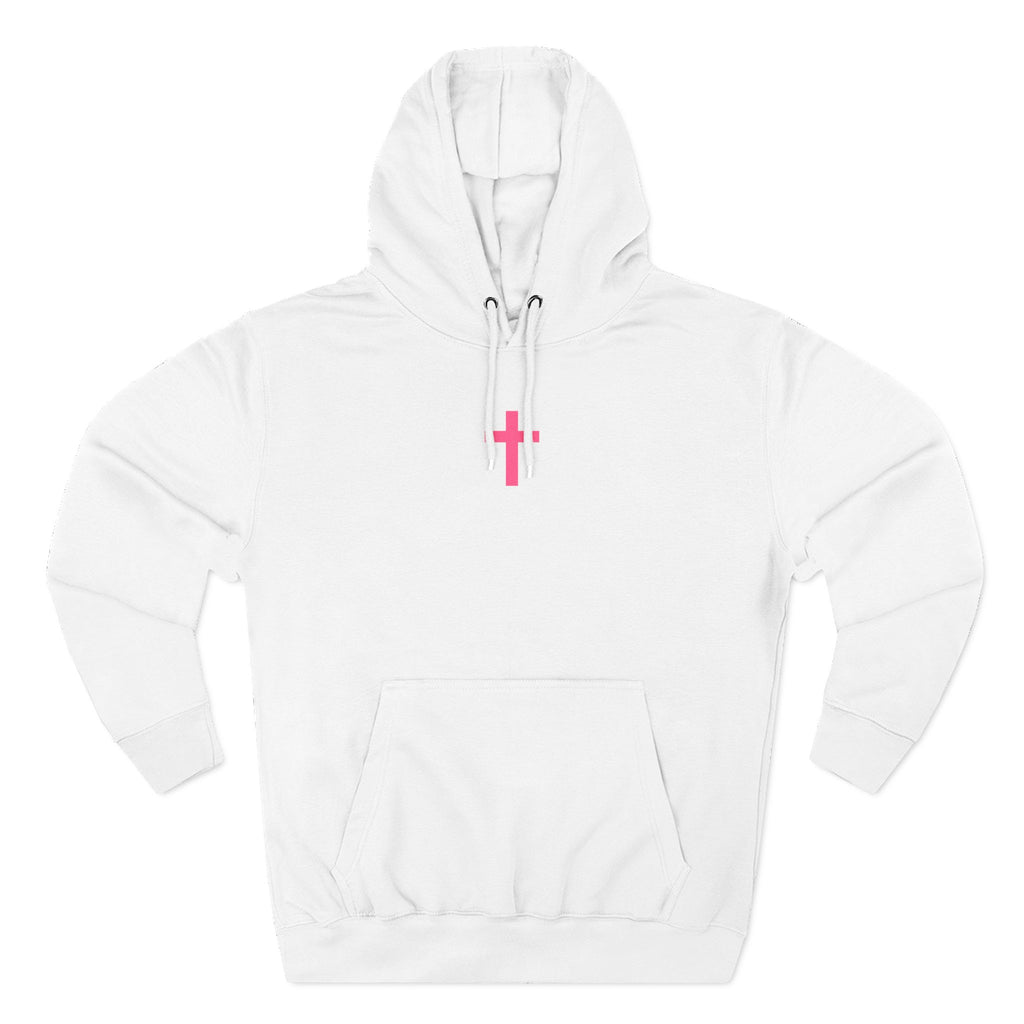 Blessed and Bold Hoodie — Christian Cross Fleece Pullover